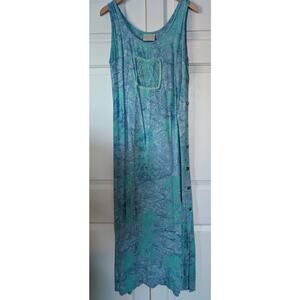 Nativewear Designs Vintage Tropical Maxi House Dress